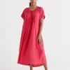 Gathered Longline Nightie-Sussan Shop