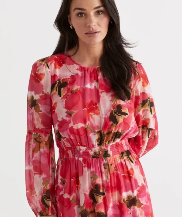 Hothouse Floral Dress-Sussan Hot