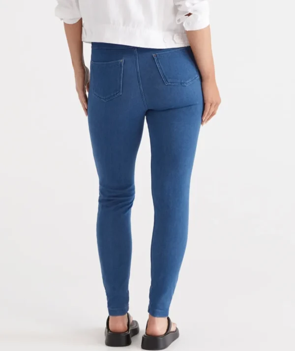 Knit Denim Legging-Sussan Clearance