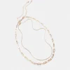 Layered Chain Necklace-Sussan Outlet