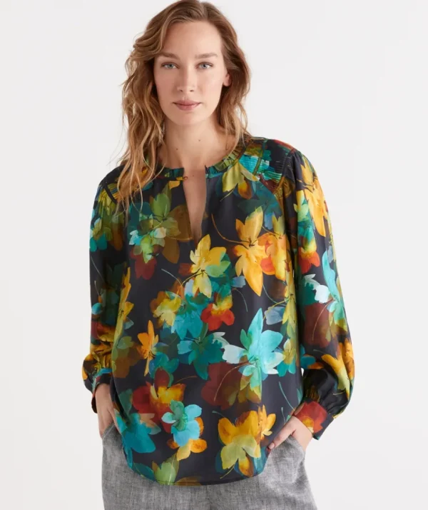 Layered Floral Top-Sussan New