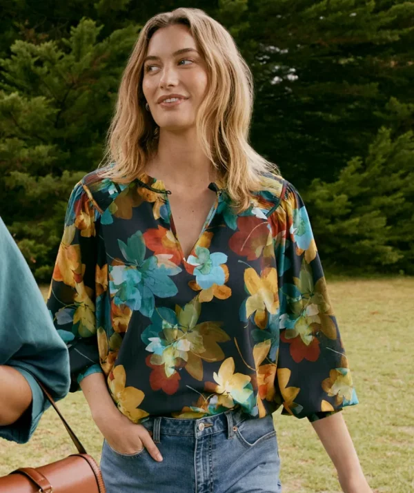 Layered Floral Top-Sussan New