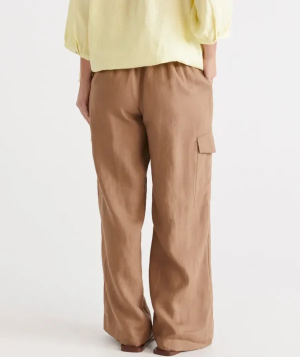 Linen Cargo Pant-Sussan Store