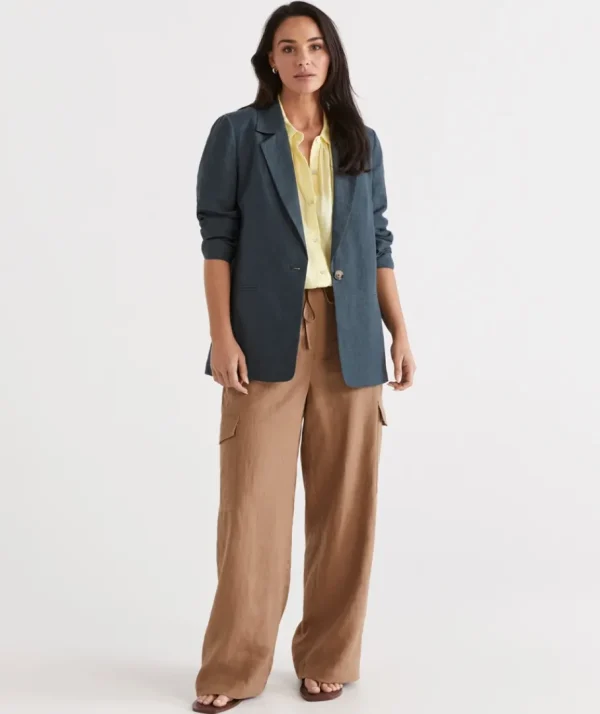 Linen Cargo Pant-Sussan Store