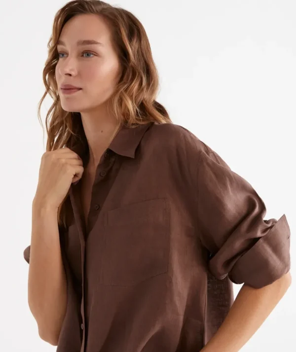 Linen Everyday Shirt-Sussan Outlet