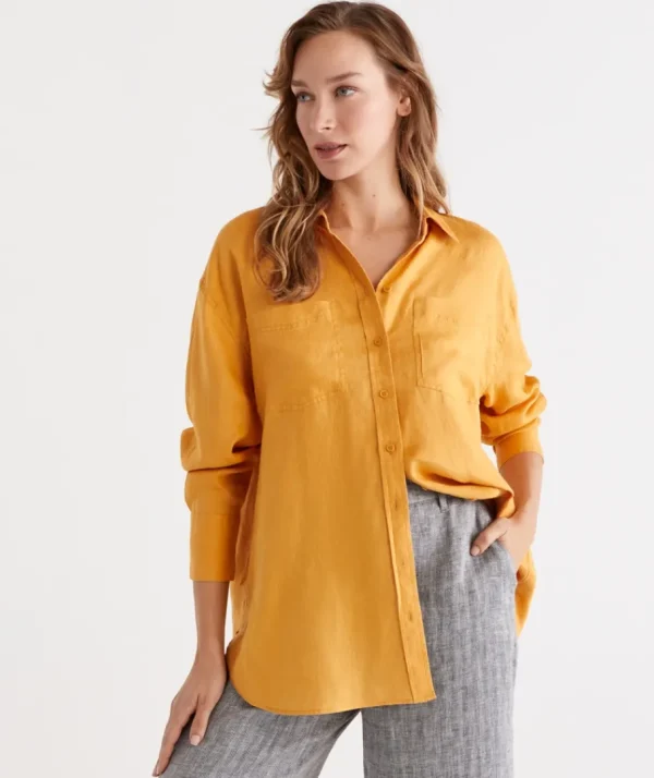 Linen Everyday Shirt-Sussan Outlet