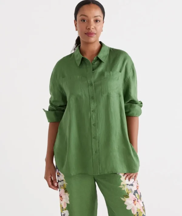 Linen Everyday Shirt-Sussan Outlet