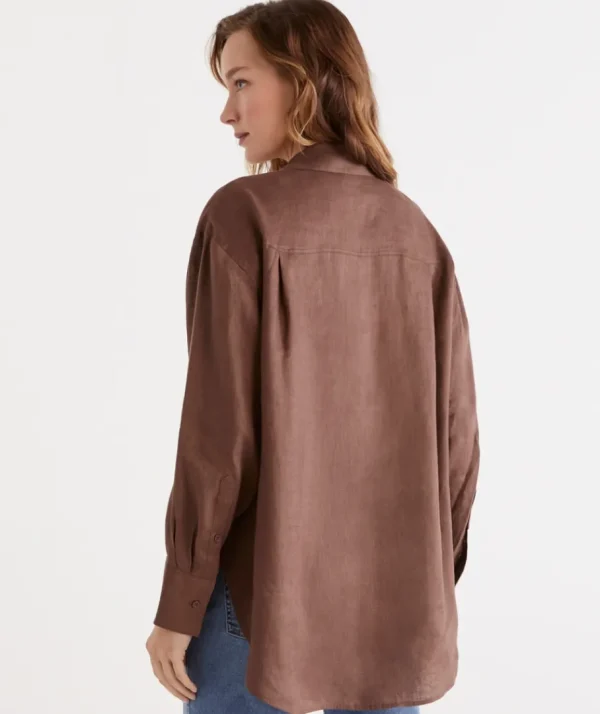 Linen Everyday Shirt-Sussan Cheap