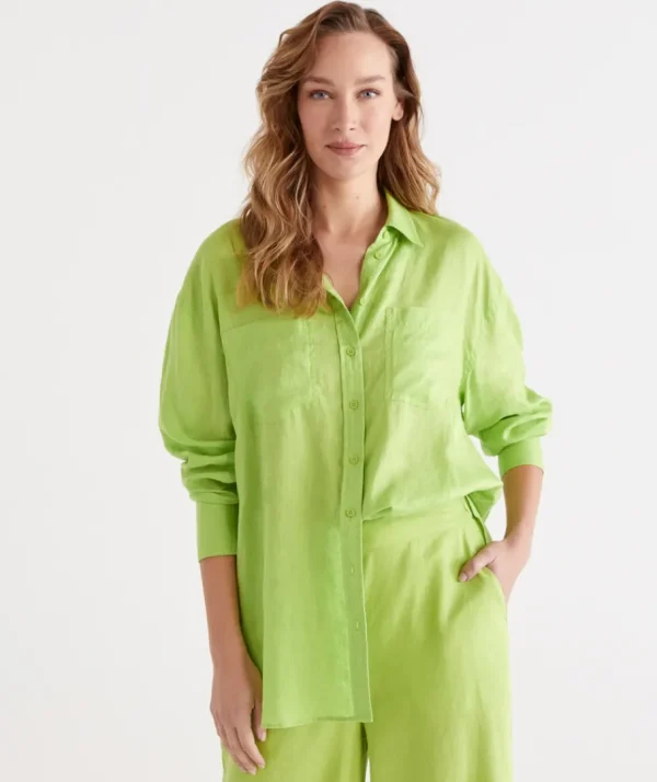 Linen Everyday Shirt-Sussan Outlet