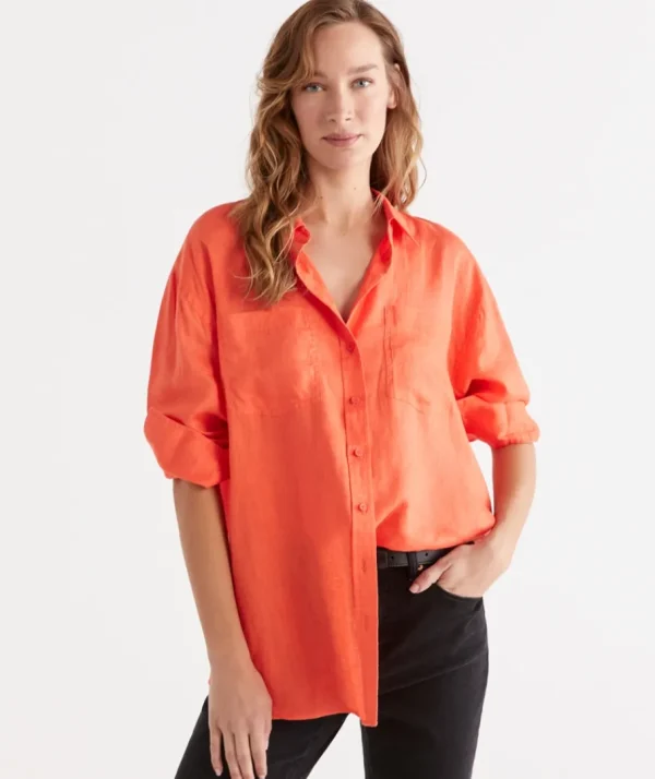 Linen Everyday Shirt-Sussan Outlet