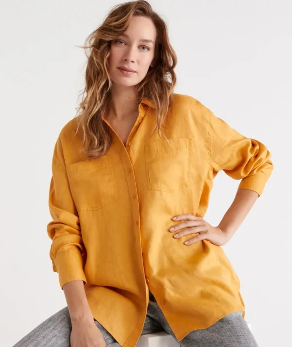 Linen Everyday Shirt-Sussan Outlet