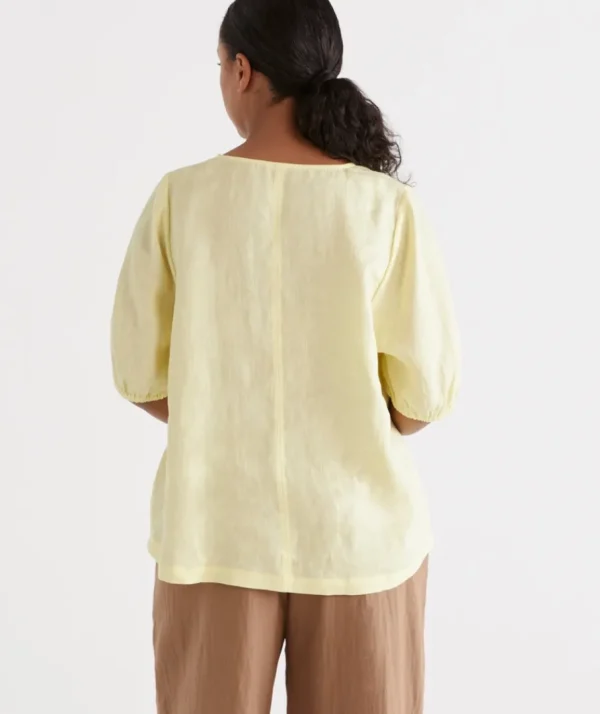 Linen Midsummer Tee-Sussan Cheap