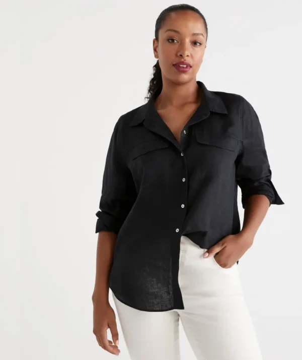 Linen Urban Shirt-Sussan Fashion