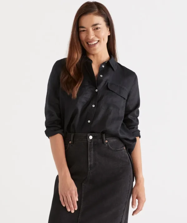 Linen Urban Shirt-Sussan Fashion