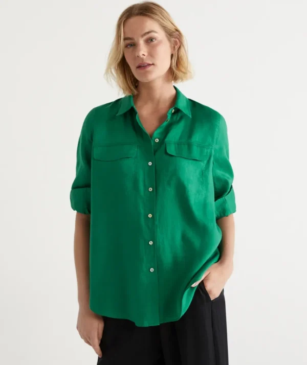 Linen Urban Shirt-Sussan Online