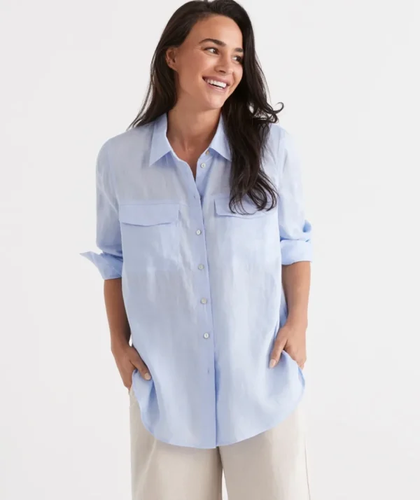 Linen Urban Shirt-Sussan Fashion