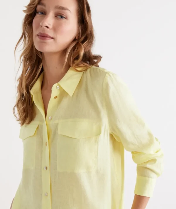 Linen Urban Shirt-Sussan Fashion