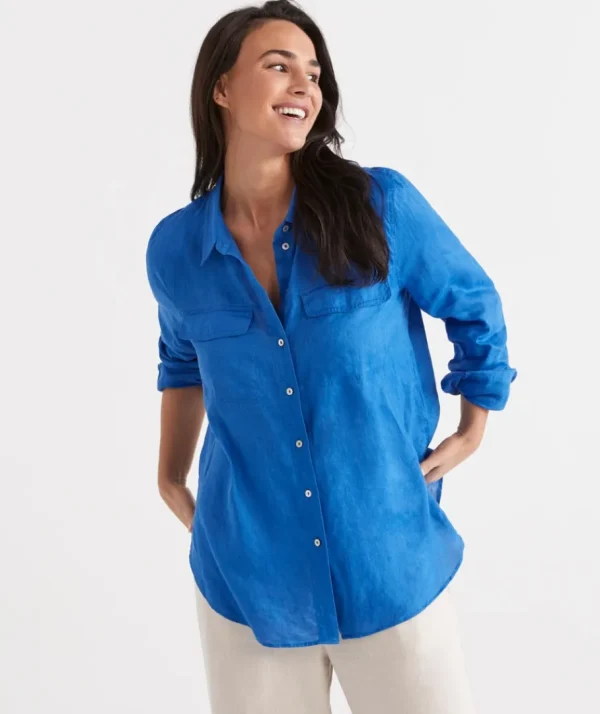 Linen Urban Shirt-Sussan Online