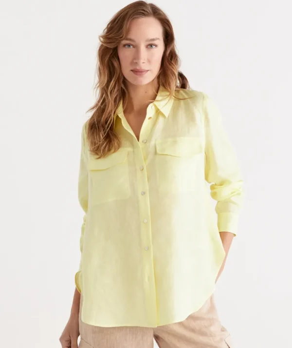 Linen Urban Shirt-Sussan Fashion