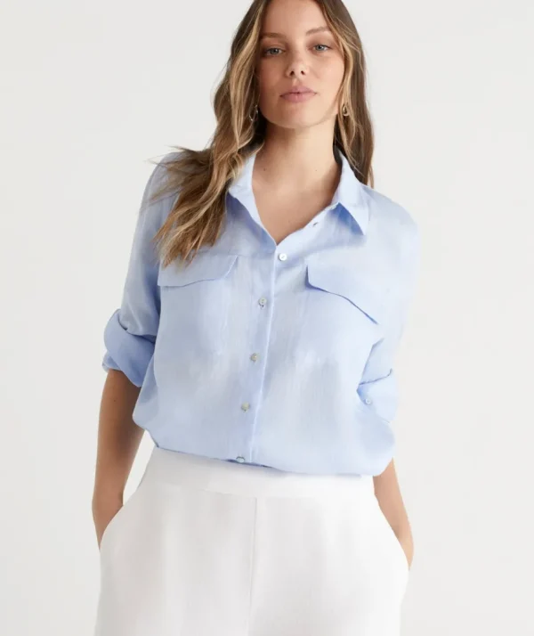 Linen Urban Shirt-Sussan Online