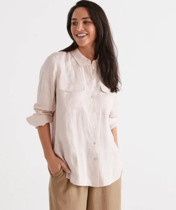 Linen Urban Shirt-Sussan Fashion