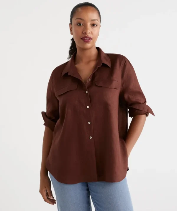 Linen Urban Shirt-Sussan Online