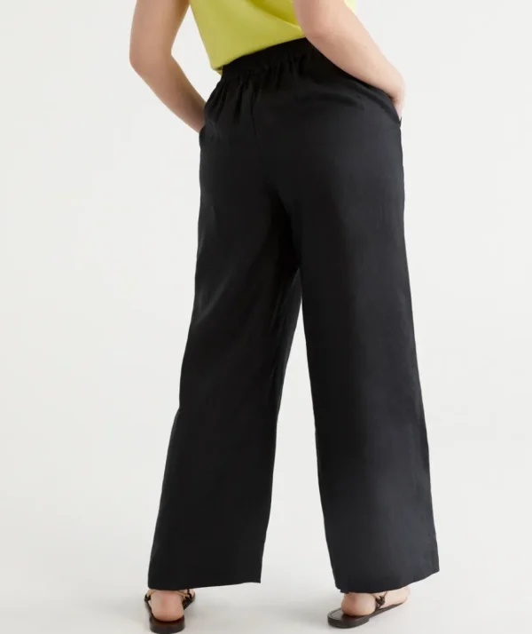 Linen Wide Leg Pant-Sussan Best Sale