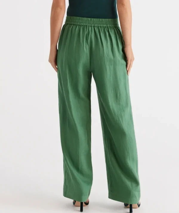 Linen Wide Leg Pant-Sussan Best Sale