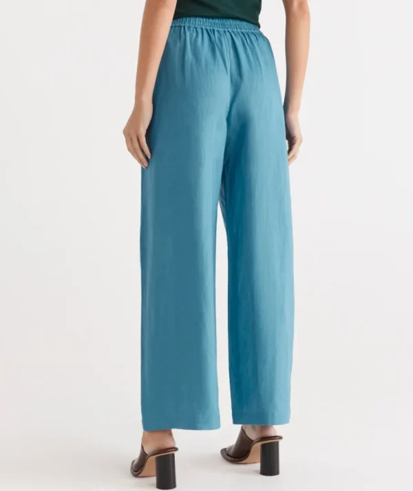 Linen Wide Leg Pant-Sussan Best Sale