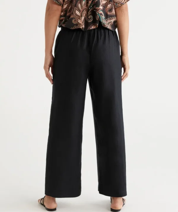 Linen Wide Leg Pant-Sussan Best Sale