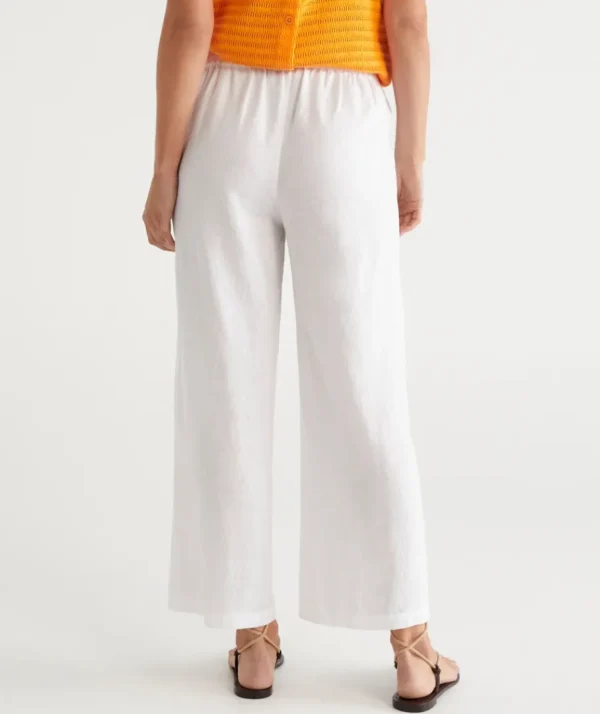 Linen Wide Leg Pant-Sussan Best Sale