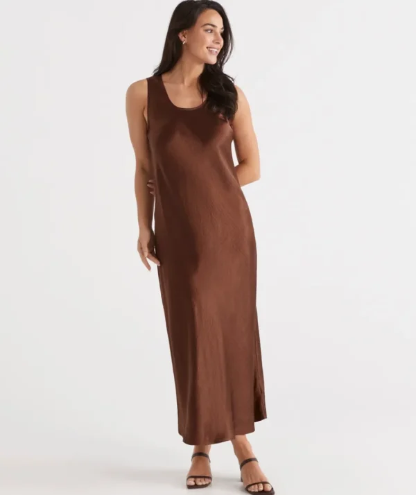 Long Slip Dress-Sussan Outlet