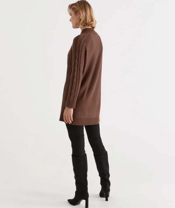 Mock Cable Tunic-Sussan Flash Sale