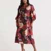 Modern Rose Dress-Sussan Flash Sale