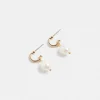 Pearl Huggie Earrings-Sussan Cheap