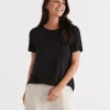 Pleat Back Tee-Sussan New