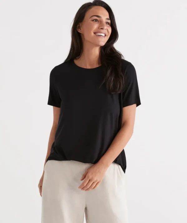 Pleat Back Tee-Sussan Store