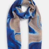 Pleated Marble Scarf-Sussan Hot