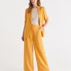 Pleated Wide Leg Pant-Sussan Clearance