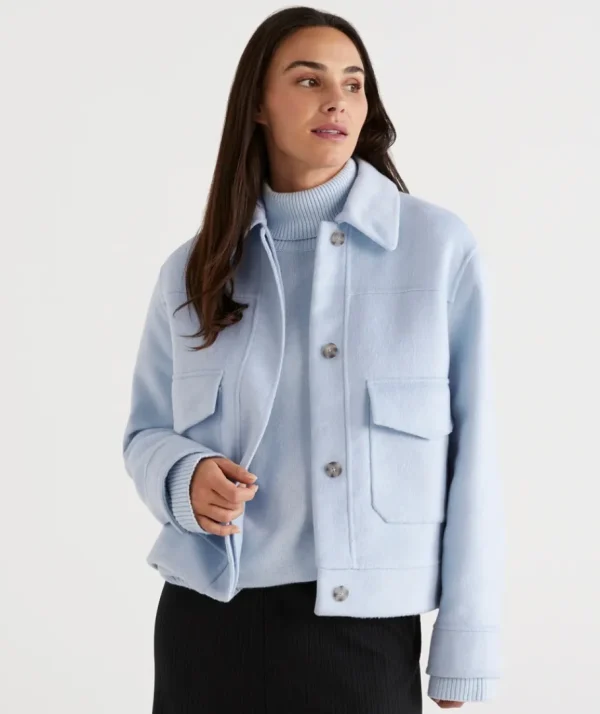 Pocket Detail Carcoat-Sussan Fashion