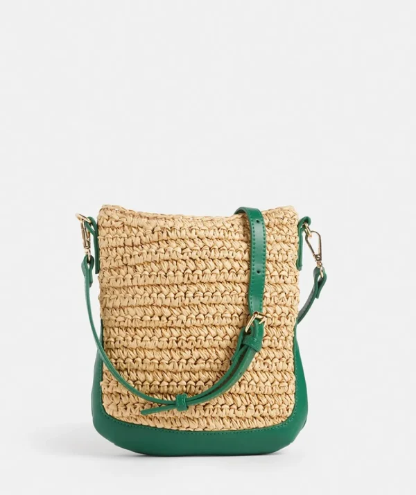 Raffia Crossbody Bag-Sussan Online