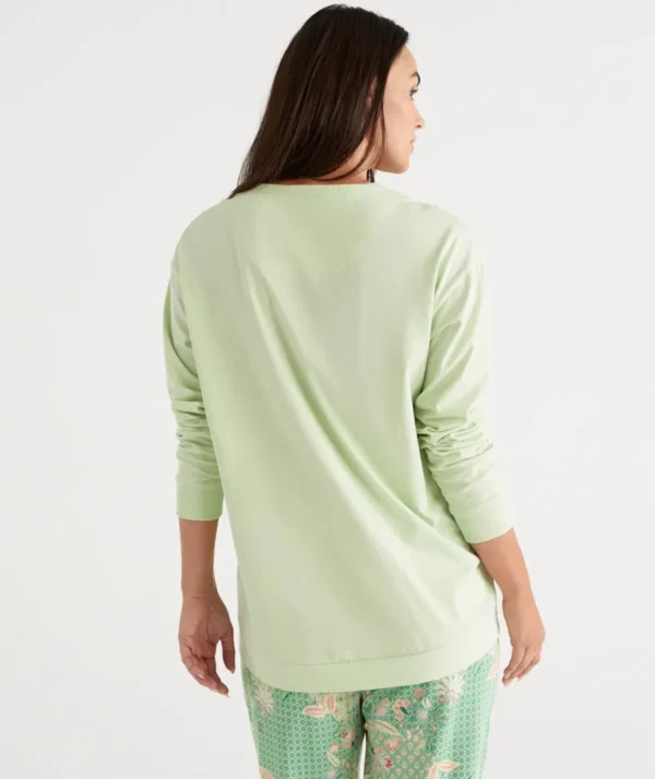 Relaxed V-Neck Top-Sussan Discount