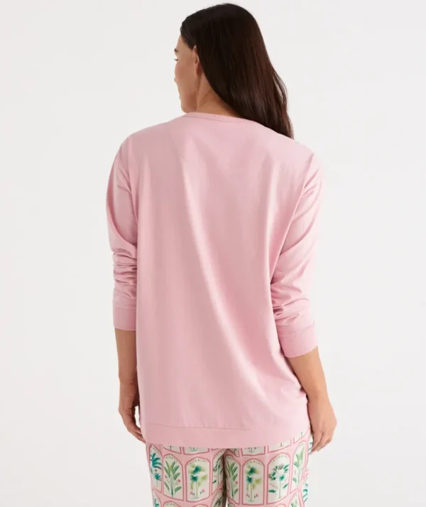 Relaxed V-Neck Top-Sussan Discount