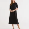 Rib Knit Dress-Sussan Best