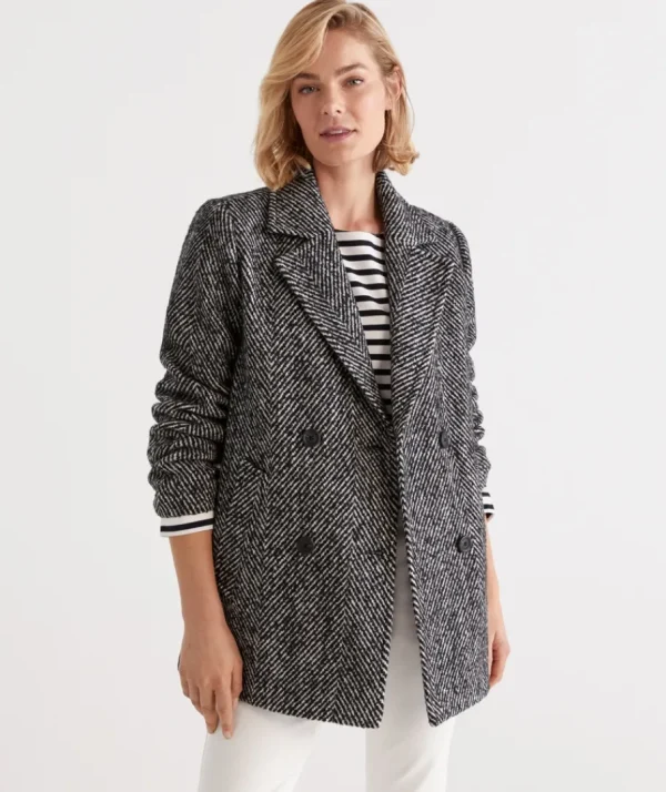 Salt And Pepper Jacket-Sussan Fashion