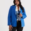 Single Breasted Linen Blazer-Sussan Store