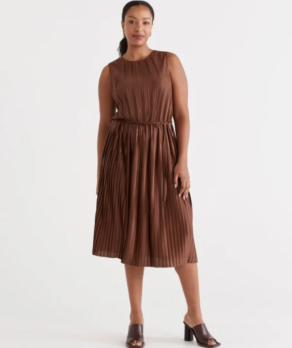 Soft Pleat Dress-Sussan Shop