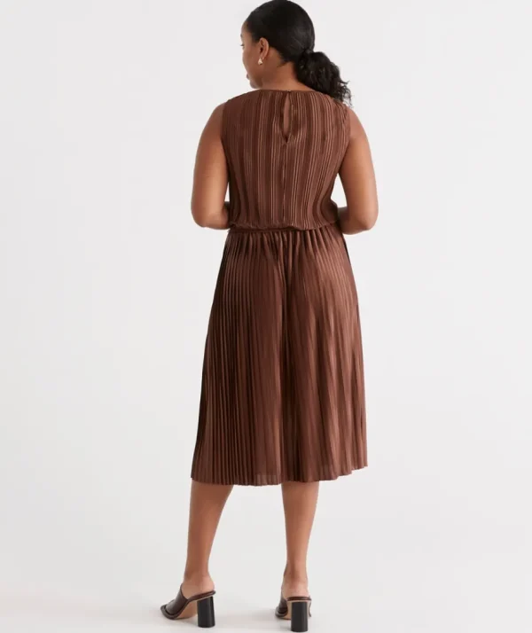 Soft Pleat Dress-Sussan Best Sale