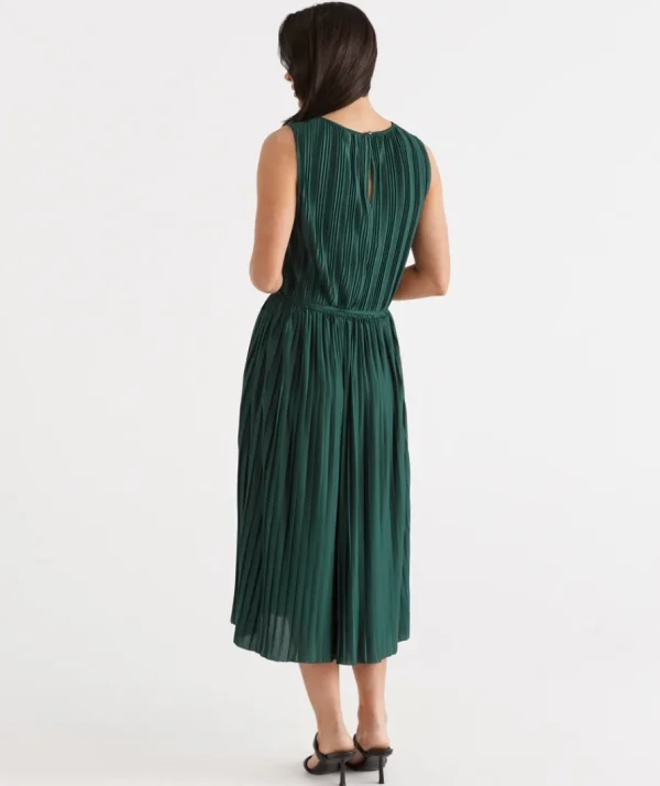 Soft Pleat Dress-Sussan Best Sale