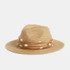 Spot Band Detail Panama Hat-Sussan Best